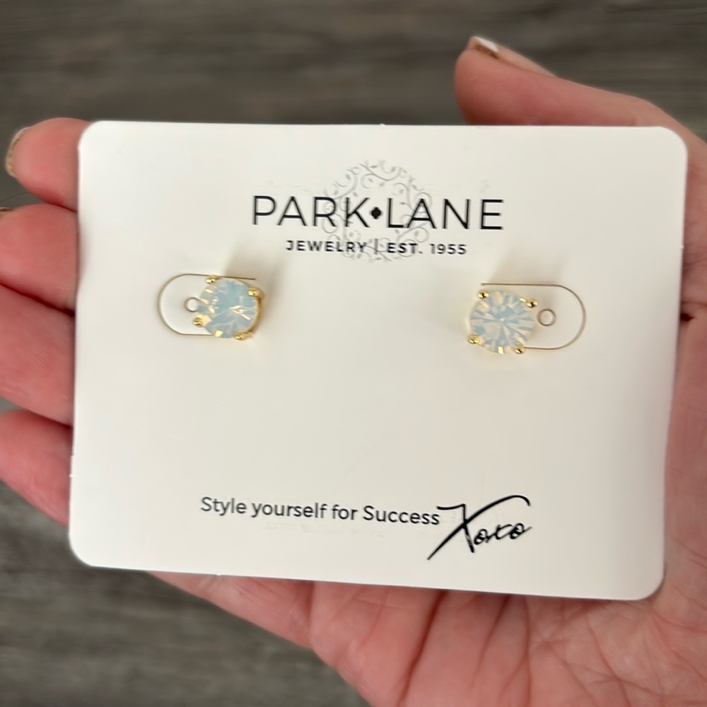 Impression Earrings Opal